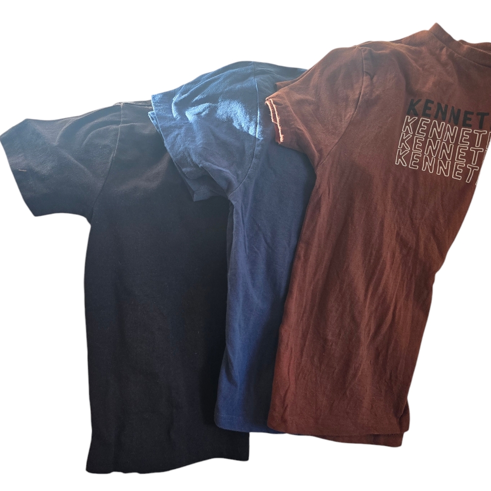 Kenneth Cole T-Shirts Set - Black, Blue, Brown
